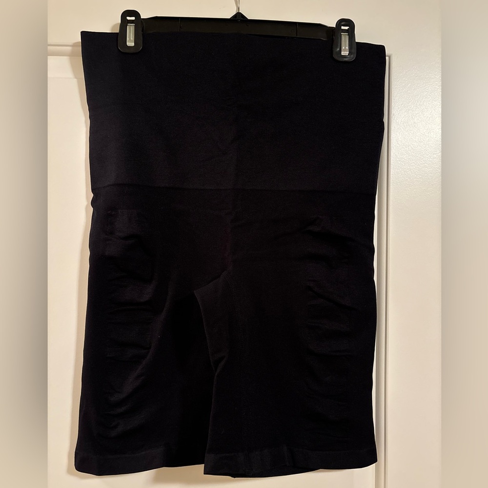High-Waisted Black Shapewear Shorts